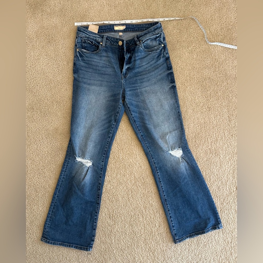 Kut from the Kloth Blue Nadia Flare Jeansn 8